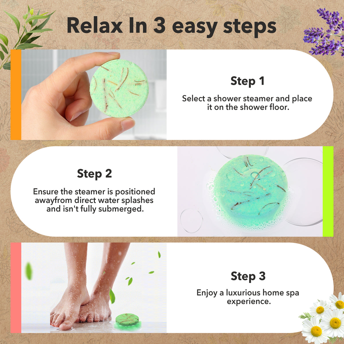 8 Packs Shower Steamers Aromatherapy, 40g Shower Bombs with Natural Essential Oils, Birthday Gifts for Women Self Care Relaxation Home SPA Stress Relief, Mothers Day Gifts for Mom, Her, Women