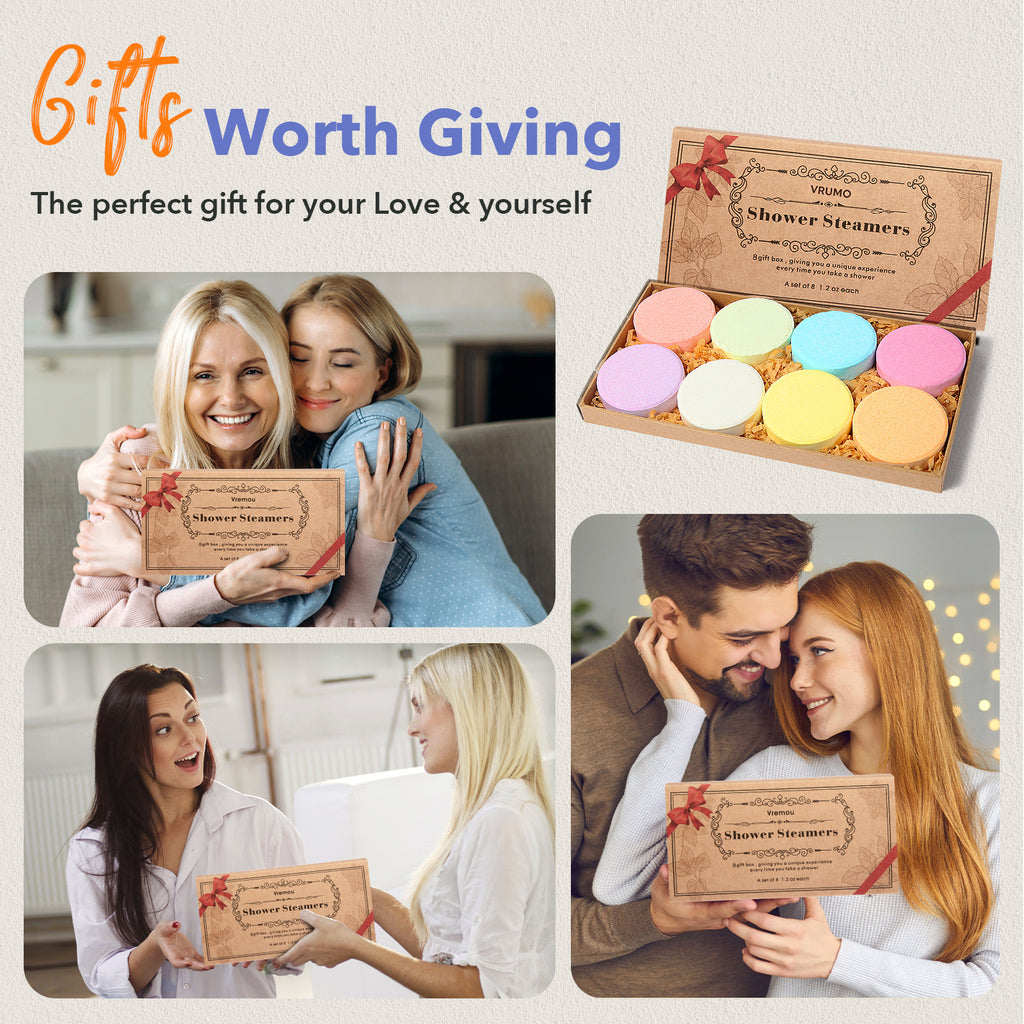 Shower Steamers Aromatherapy Birthday Gifts for Women