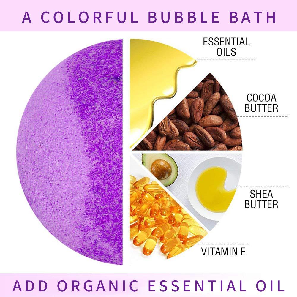 Bath Bombs Gift Set for Women, 12 Pack Organic Bath Bombs with Essential Oil, Handmade SPA Bubble Bath for Relaxing, Basket Set for Mothers Day Gifts for Mom, Spa Relaxing Self Care